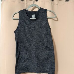 Athleta Charcoal Knit Top